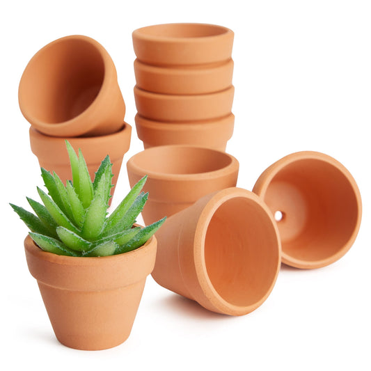 Mini Terracotta Pots (Pack of 4)