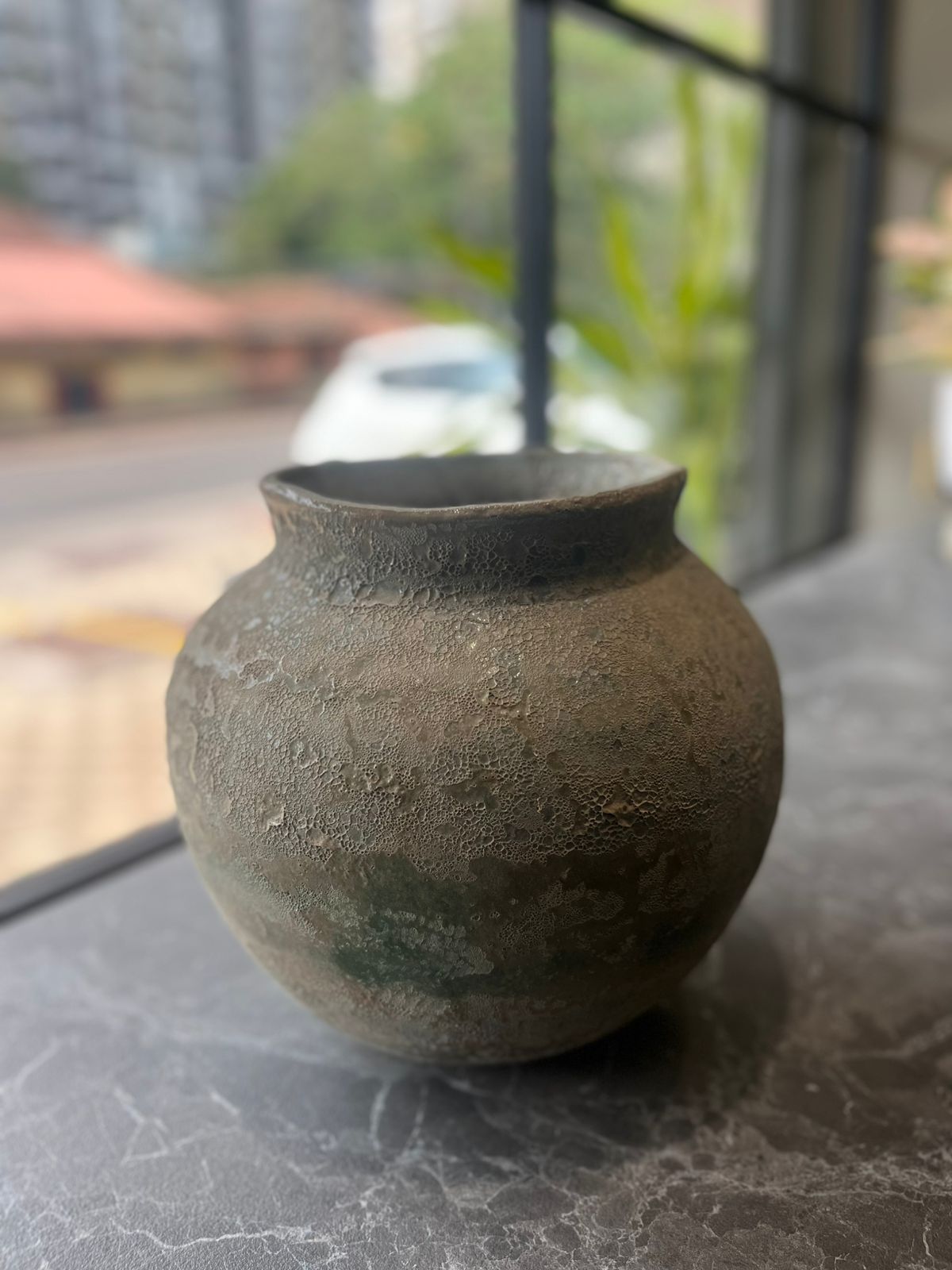 OurBalconyGarden Green Matki Ceramic Pot B298