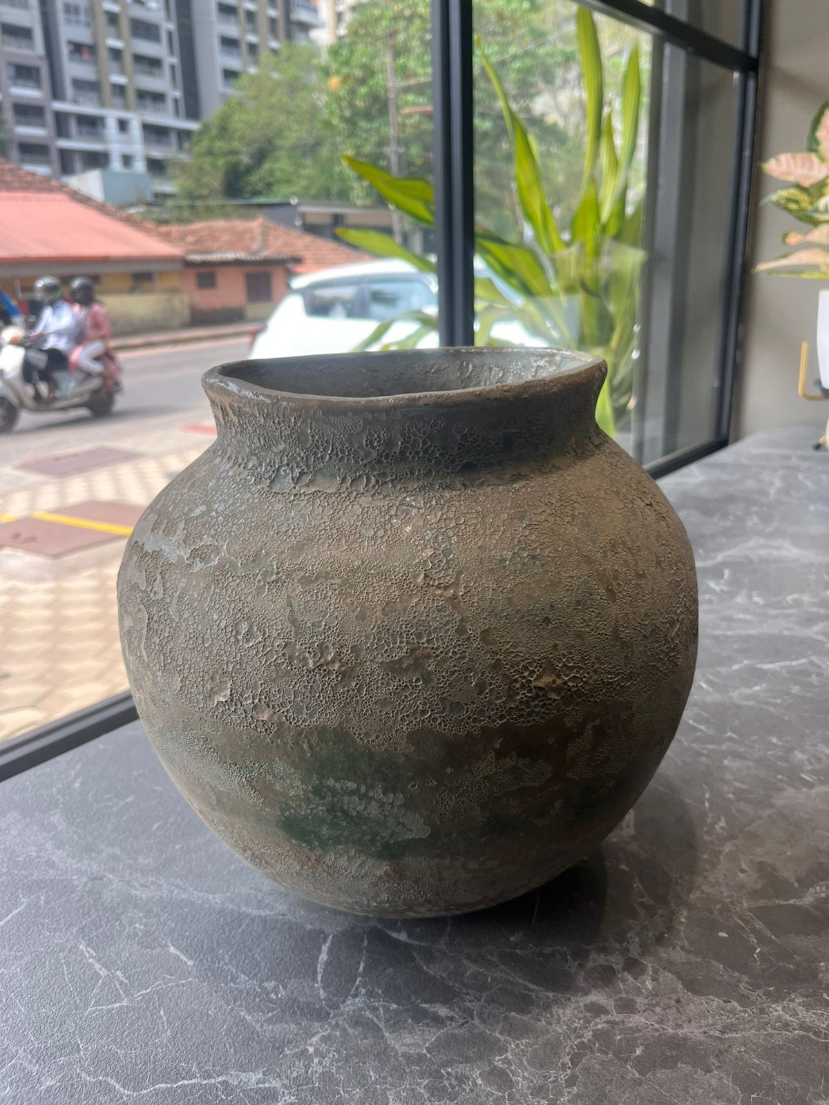 OurBalconyGarden Green Matki Ceramic Pot B298